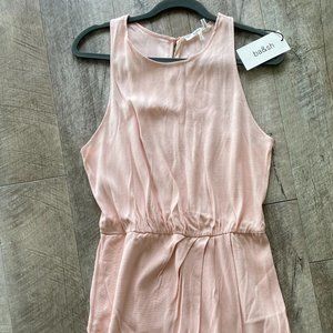 NWT Ba&sh Pink Sleeveless to the knee Dress